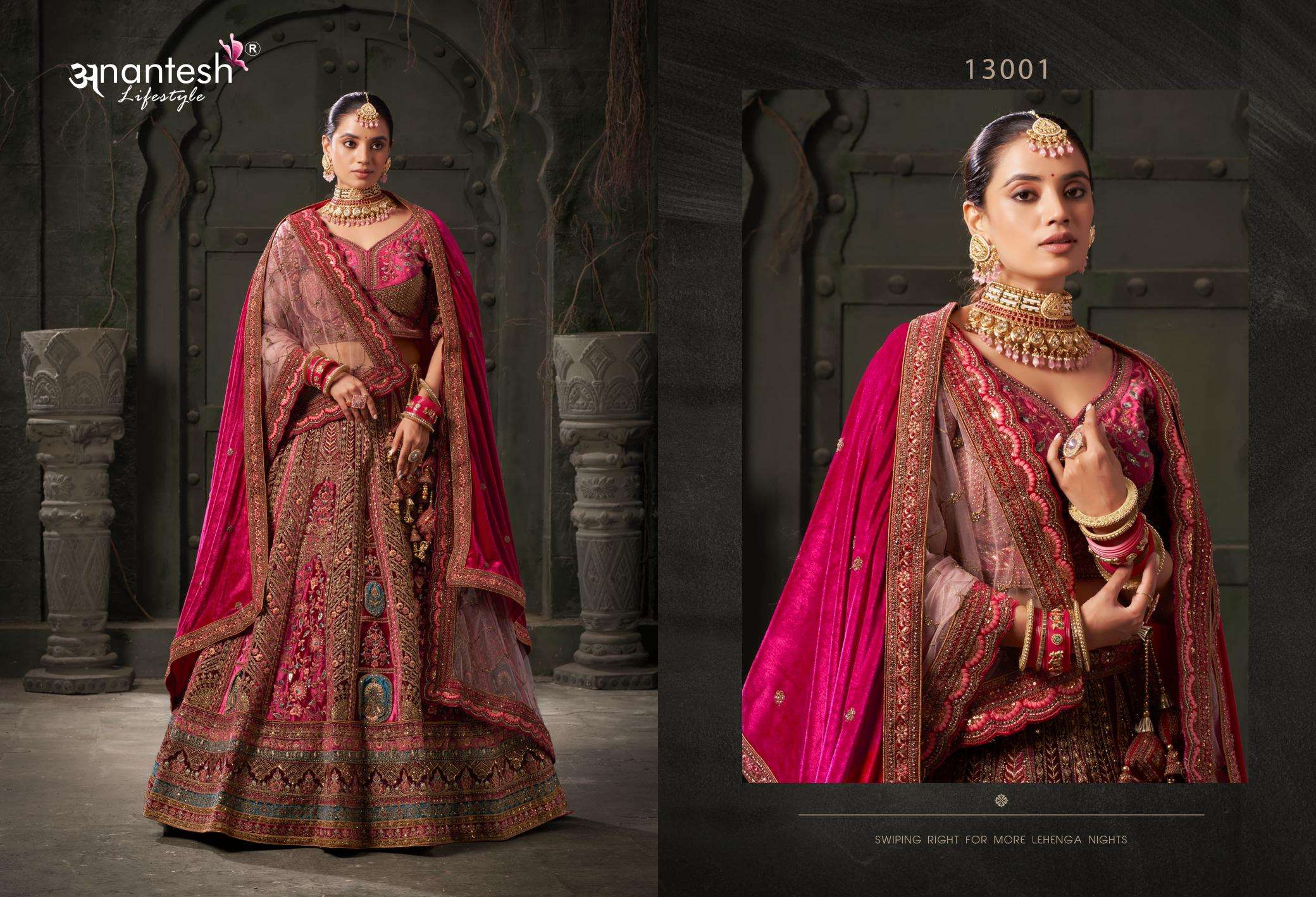 Anantesh Wedding Bride Vol 1 Designer bridal lehenga Choli surat gujarat