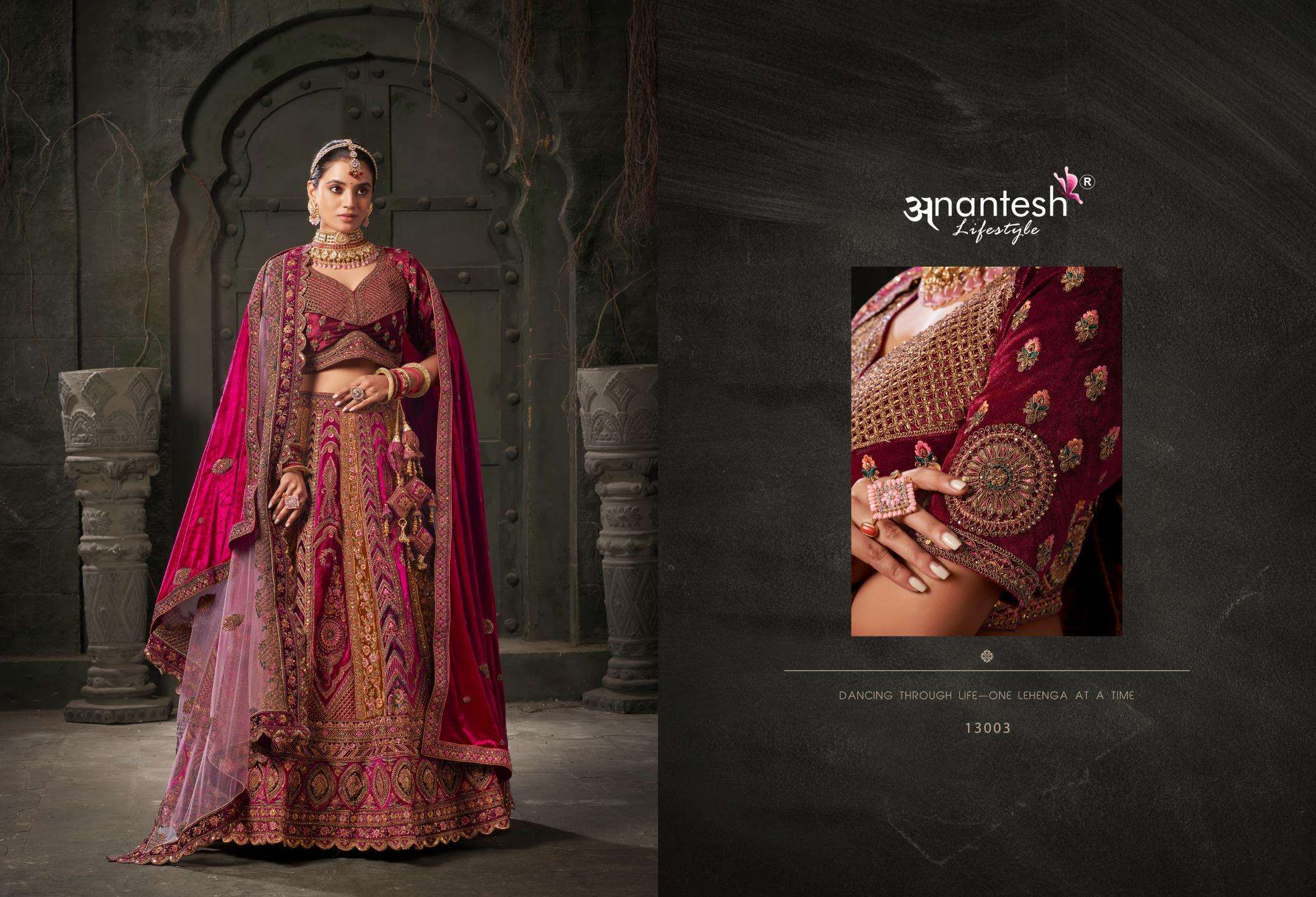 Anantesh Wedding Bride Vol 1 Designer bridal lehenga Choli surat gujarat