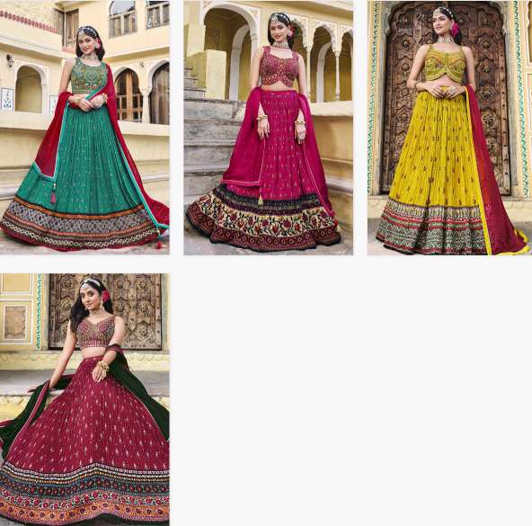 Artriddhs Titliya 01 Chinon Embroidered wholesale mumbai lehenga Choli  wholesale market online