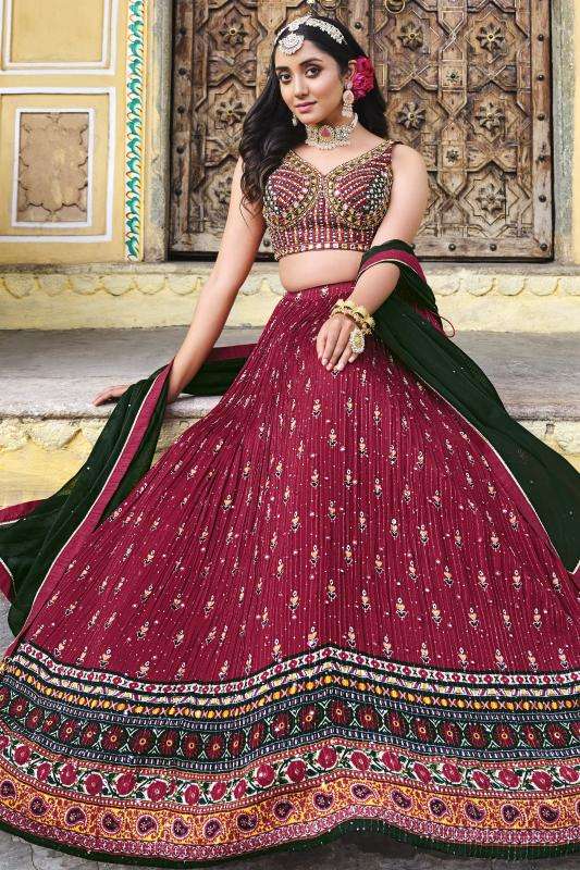 Artriddhs Titliya 01 Chinon Embroidered wholesale mumbai lehenga Choli  wholesale market online