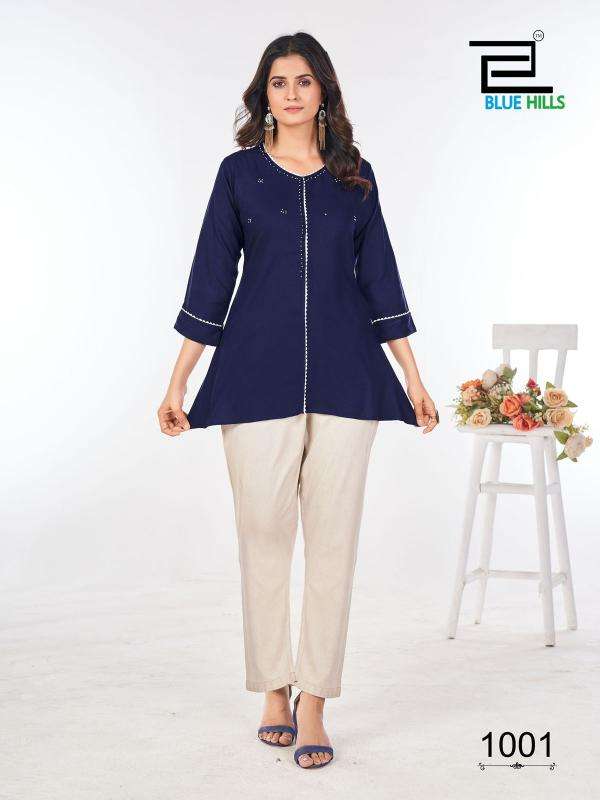 Blue Hills Flash short Kurti wholesalers in Kutch