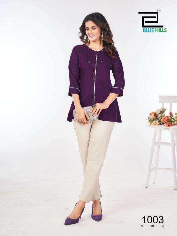 Blue Hills Flash short Kurti wholesalers in Kutch