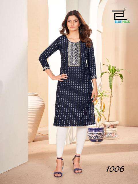 Blue Hills Royal Queen kurti wholesalers surat