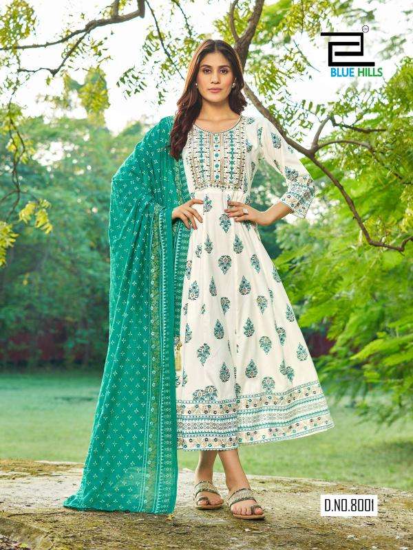 Blue Hills White House Vol 4 wholesale kurti