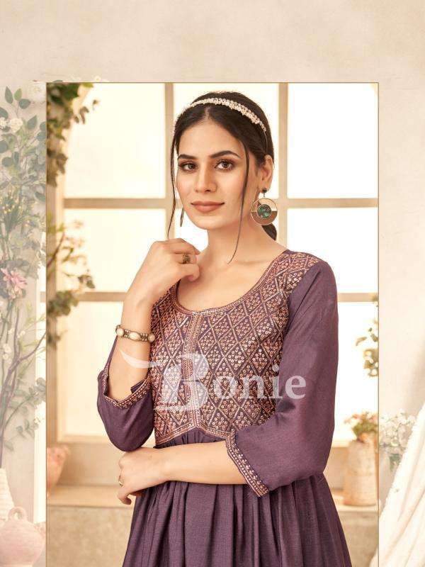 Bonie Jivika Party wear kurtis wholesale in Ahmedabad