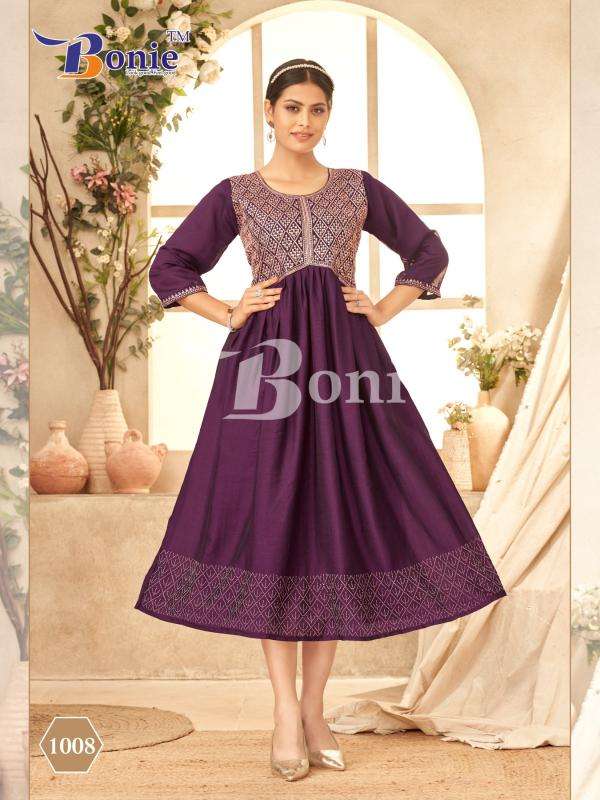 Bonie Jivika Party wear kurtis wholesale in Ahmedabad