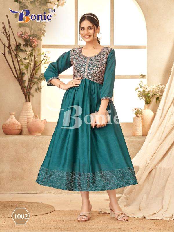 Bonie Jivika Party wear kurtis wholesale in Ahmedabad