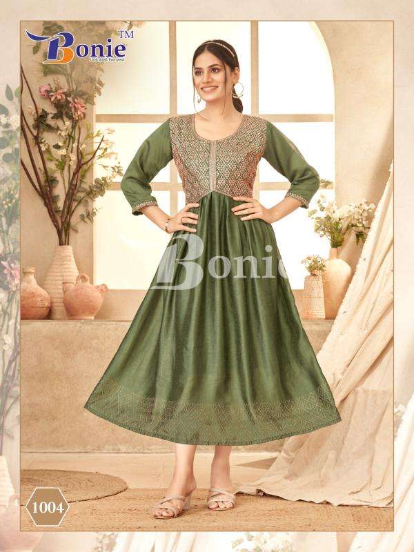 Bonie Jivika Party wear kurtis wholesale in Ahmedabad