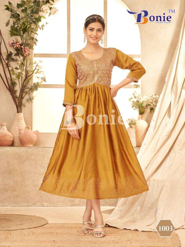 Bonie Jivika Party wear kurtis wholesale in Ahmedabad