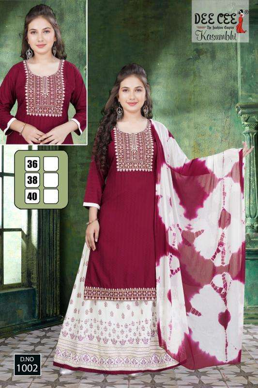 Deecee Kasumbhi Kurti catalog wholesale in Ahmedabad