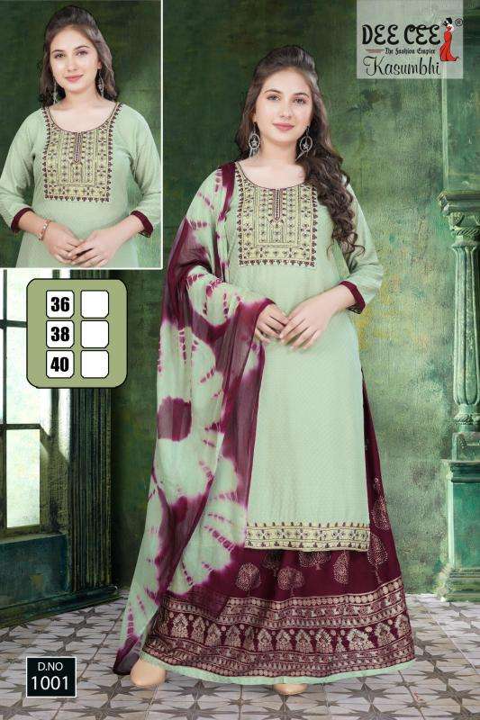 Deecee Kasumbhi Kurti catalog wholesale in Ahmedabad