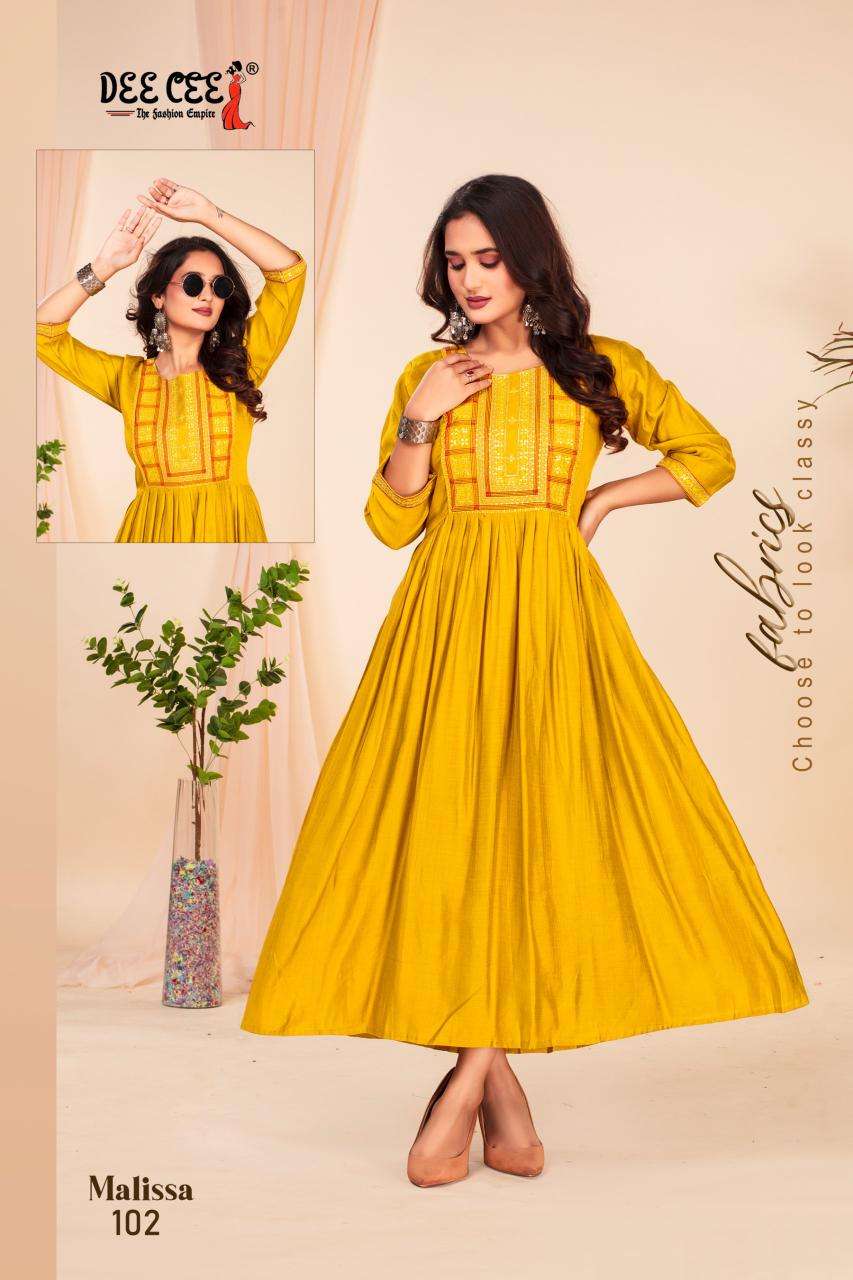 Deecee Malissa Wholesale anarkali kurtis