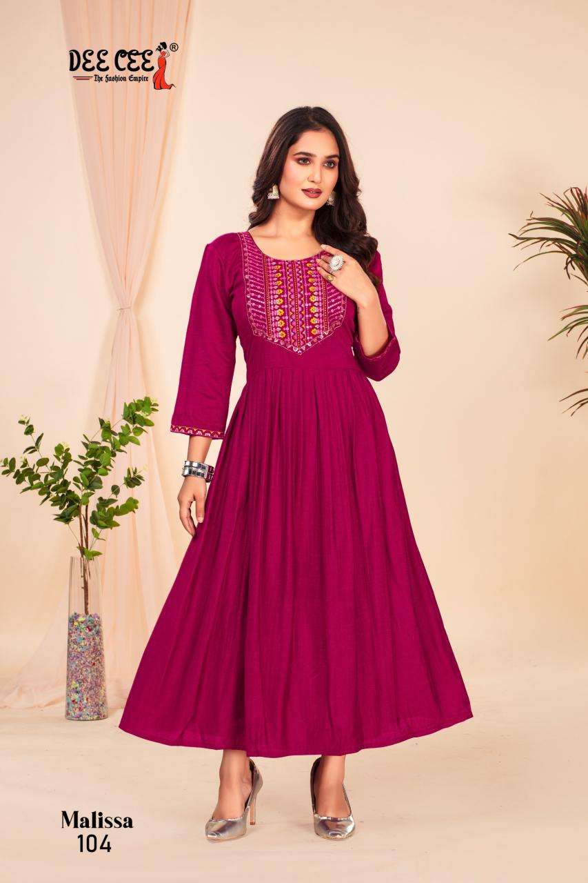 Deecee Malissa Wholesale anarkali kurtis