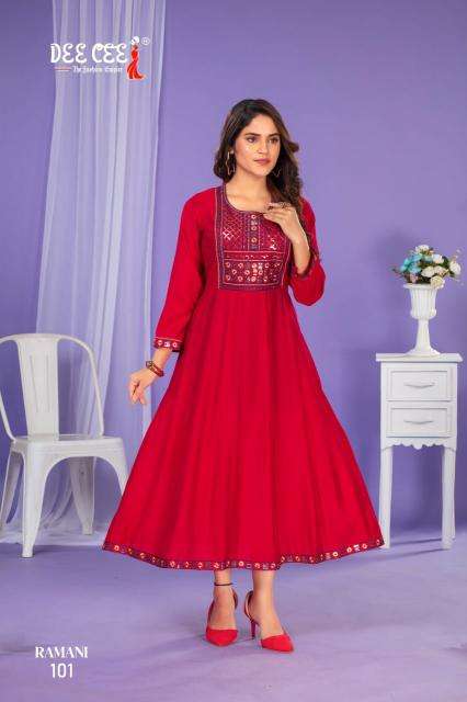 Deecee Ramani Designer Kurtis in bulk