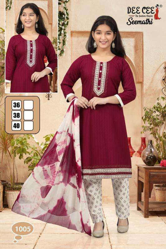 Deecee Seemathi Kurtis at wholesale prices in Ahmedabad