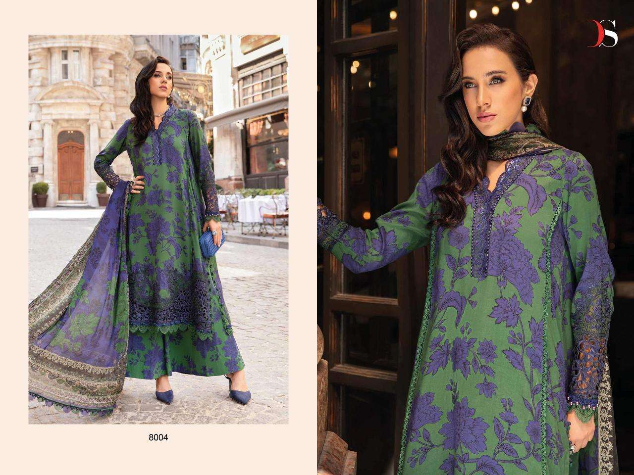 Deepsy Maria B MPrint 24 Vol 4 Ciffon Dupatta surat salwar kameez wholesale online