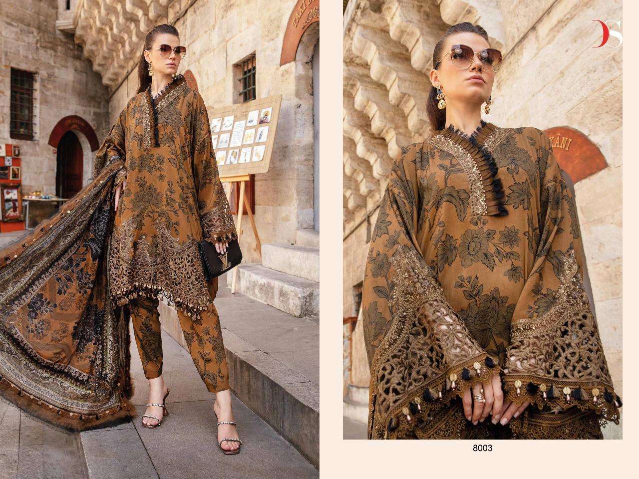 Deepsy Maria B MPrint 24 Vol 4 Ciffon Dupatta surat salwar kameez wholesale online