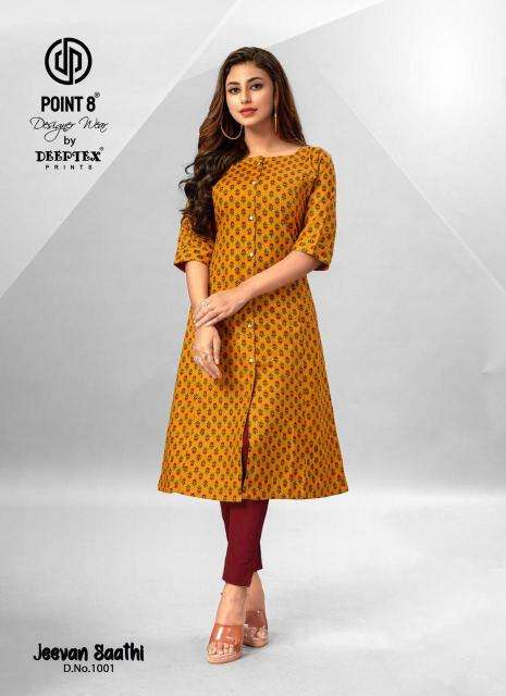 Deeptex Jeevan Sathi Vol 1 Catalog Kurtis from Gujarat