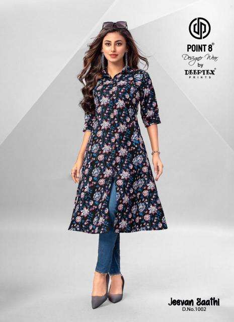 Deeptex Jeevan Sathi Vol 1 Catalog Kurtis from Gujarat