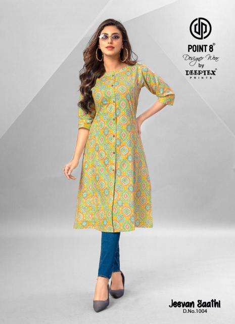 Deeptex Jeevan Sathi Vol 1 Catalog Kurtis from Gujarat