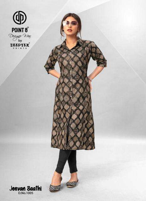 Deeptex Jeevan Sathi Vol 1 Catalog Kurtis from Gujarat