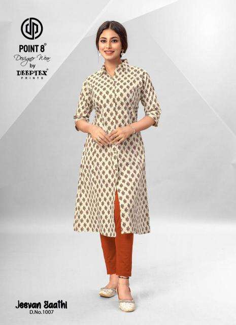 Deeptex Jeevan Sathi Vol 1 Catalog Kurtis from Gujarat