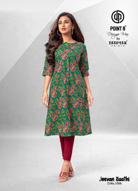 Deeptex Jeevan Sathi Vol 1 Catalog Kurtis from Gujarat