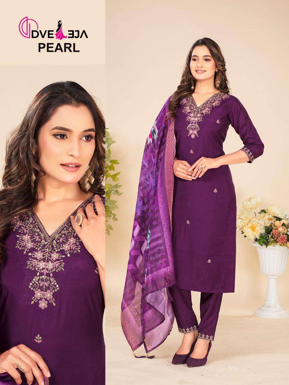 Dveeja Pearl Kurti sets bulk suppliers in Ahmedabad