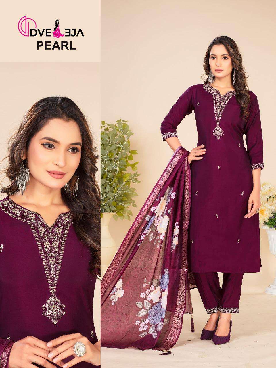 Dveeja Pearl Kurti sets bulk suppliers in Ahmedabad