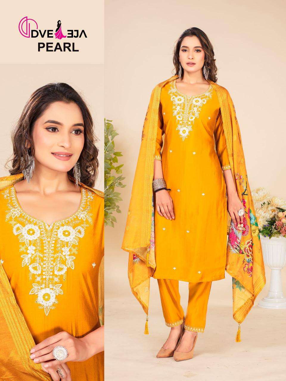 Dveeja Pearl Kurti sets bulk suppliers in Ahmedabad