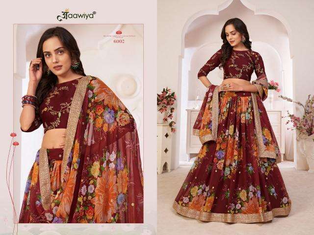 LOTUS VOL - 1 6002 MAROON party wear lehenga Choli wholesale 