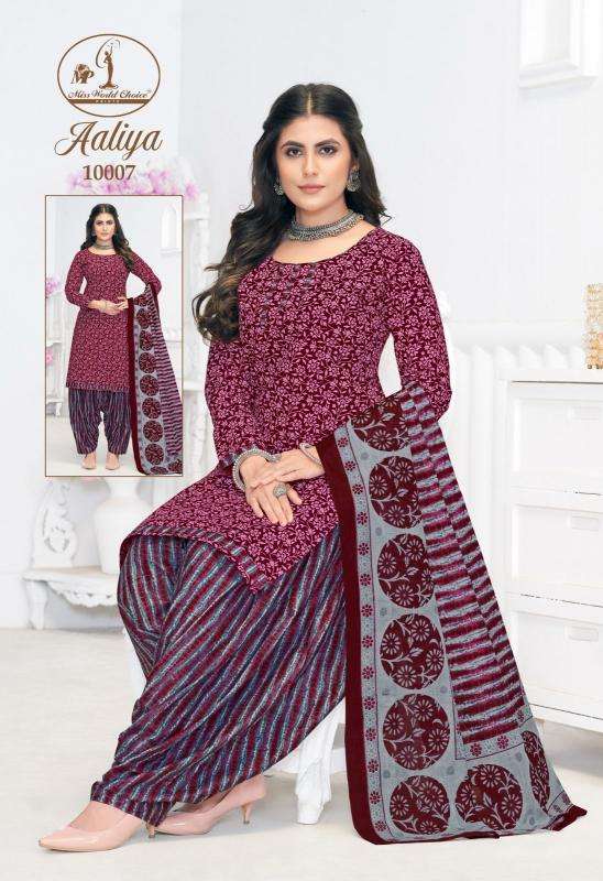 Miss World Aaliya Vol-10 Unstitched dress materials manufacturers in ahmedabad