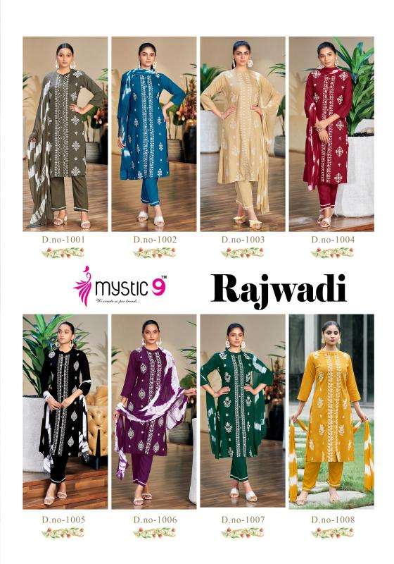 Mystic 9 Rajwadi Vol 9 kurti wholesale