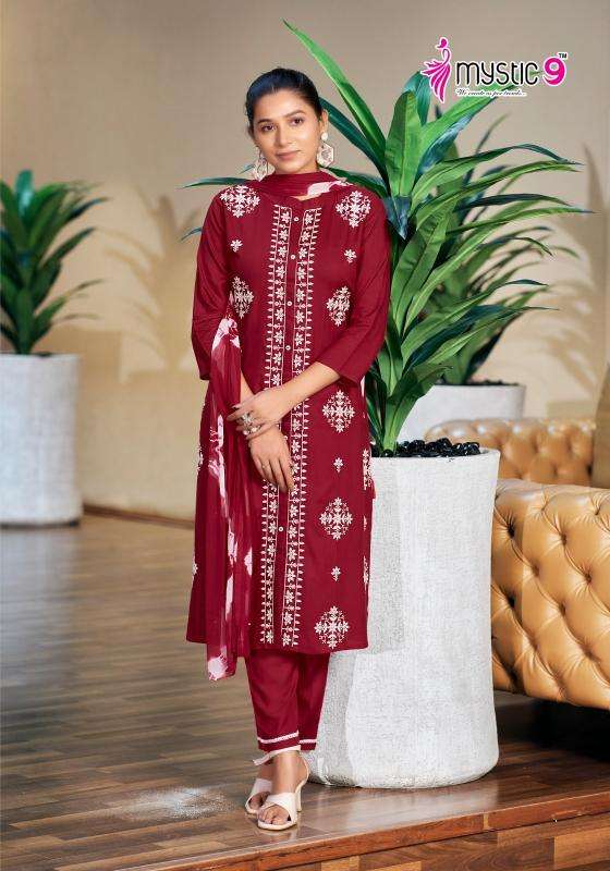 Mystic 9 Rajwadi Vol 9 kurti wholesale