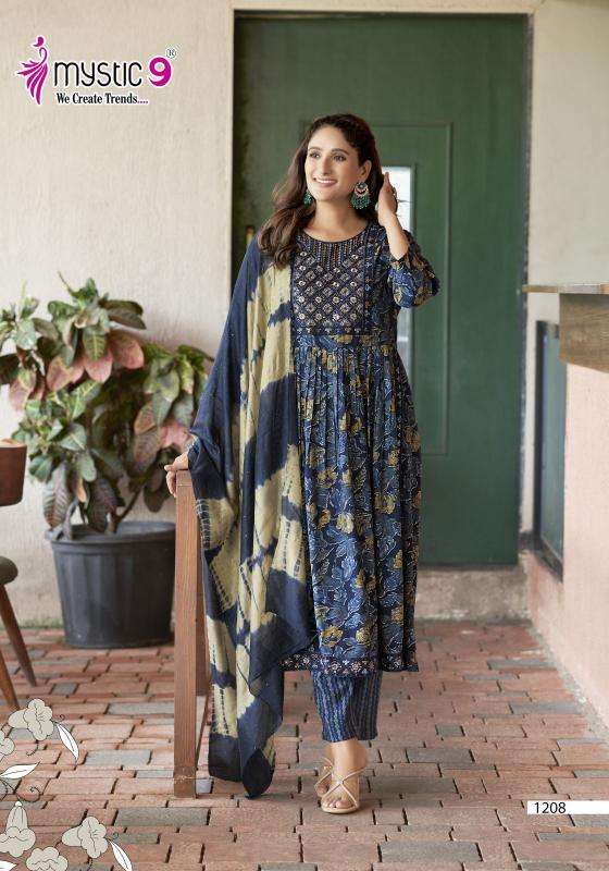 MYSTIC 9 SARA Vol 12 Kurtis Exporters Gujarat