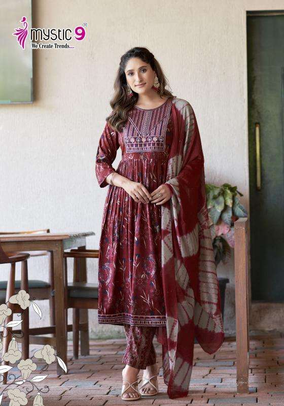 MYSTIC 9 SARA Vol 12 Kurtis Exporters Gujarat