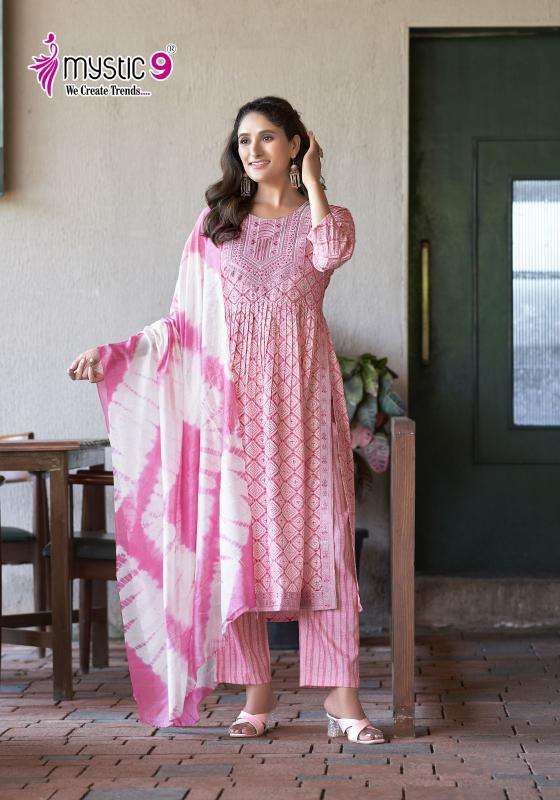 MYSTIC 9 SARA Vol 12 Kurtis Exporters Gujarat