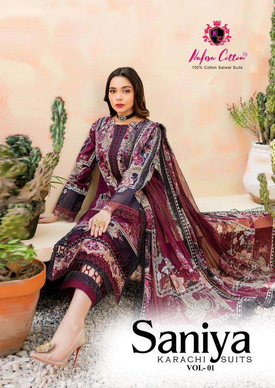 Nafisa Saniya Vol-01 Wholesale unstitched dress materials