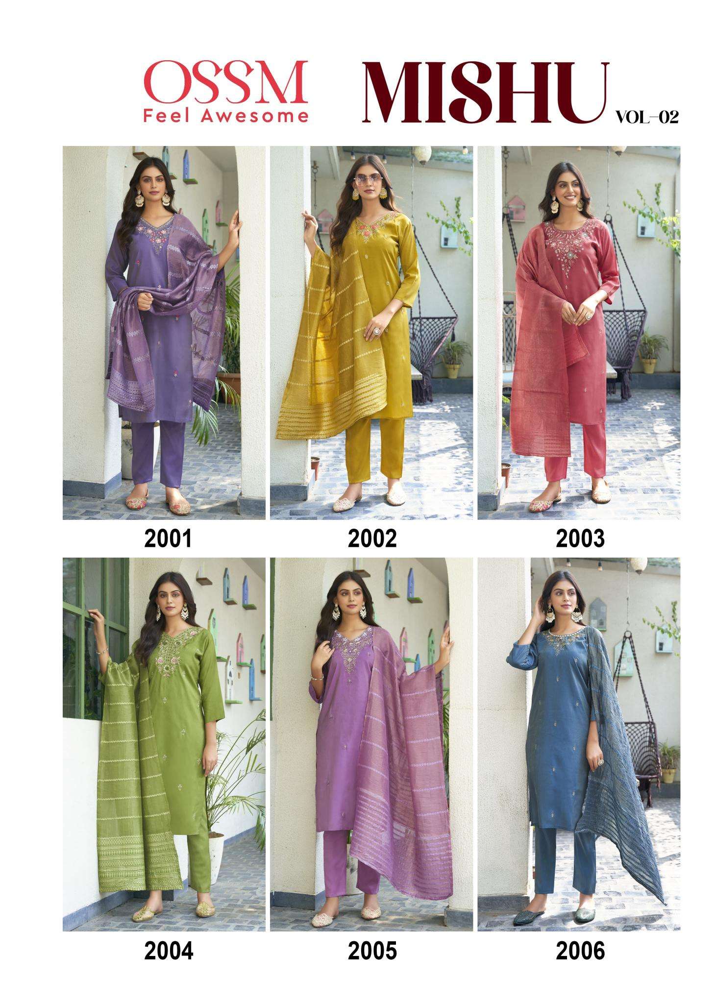 Ossm Mishu Vol 2 Bulk Designer Kurtis