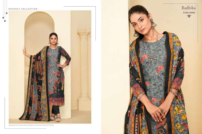 Radhika Sumyra Minaz dress materials wholesale in Ahmedabad