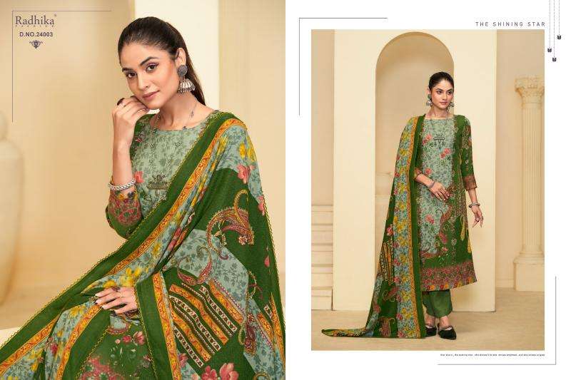 Radhika Sumyra Minaz dress materials wholesale in Ahmedabad