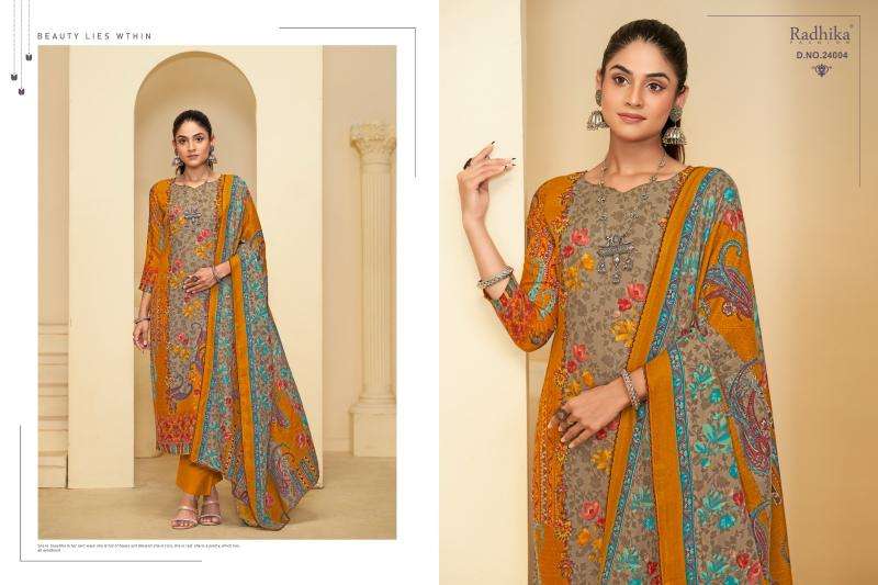 Radhika Sumyra Minaz dress materials wholesale in Ahmedabad