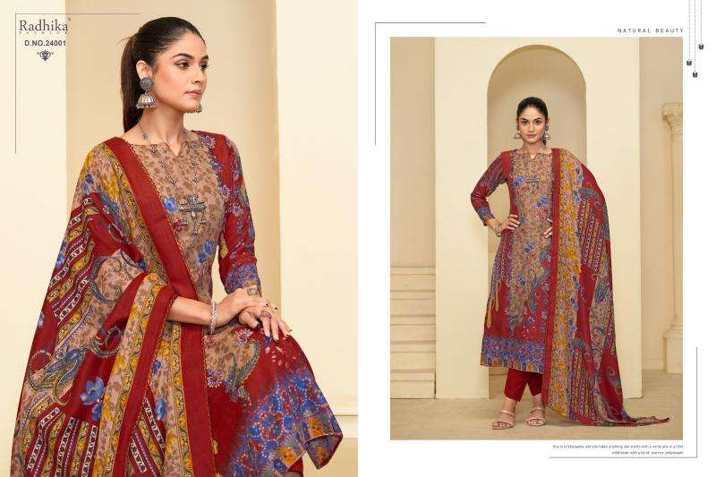 Radhika Sumyra Minaz dress materials wholesale in Ahmedabad