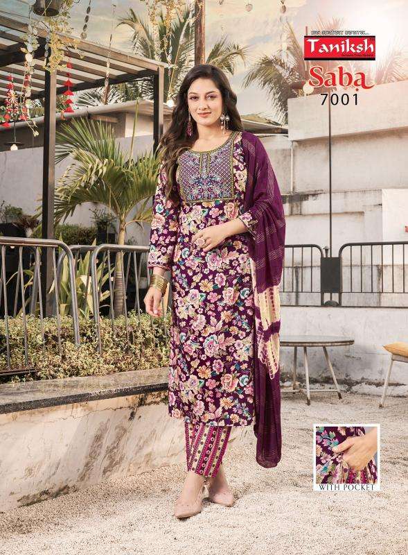 Taniksh Saba Vol 7 Designer kurtis wholesale in Ahmedabad