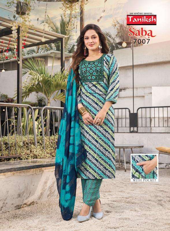 Taniksh Saba Vol 7 Designer kurtis wholesale in Ahmedabad