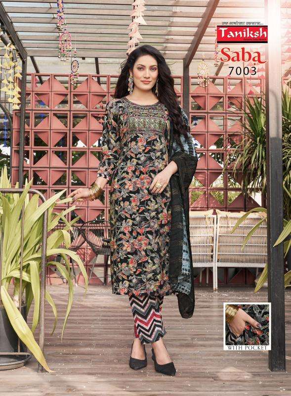 Taniksh Saba Vol 7 Designer kurtis wholesale in Ahmedabad