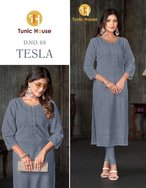 TUNIC HOUSE TESLA Gray Kurti distributors in Hyderabad