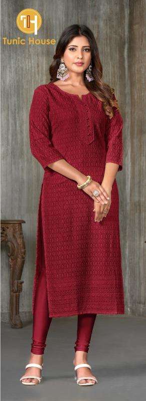 TUNIC HOUSE TESLA Marron Kurti manufacturers in Telangana