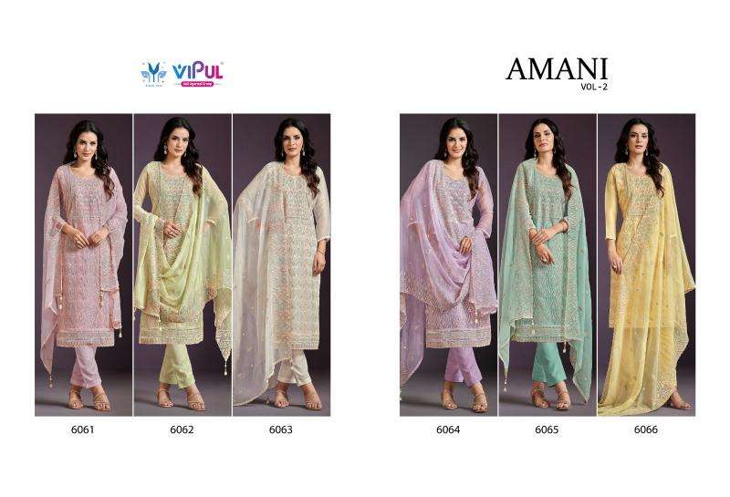 Vipul Amani Vol 2 pakistani wholesale salwar kameez in karachi