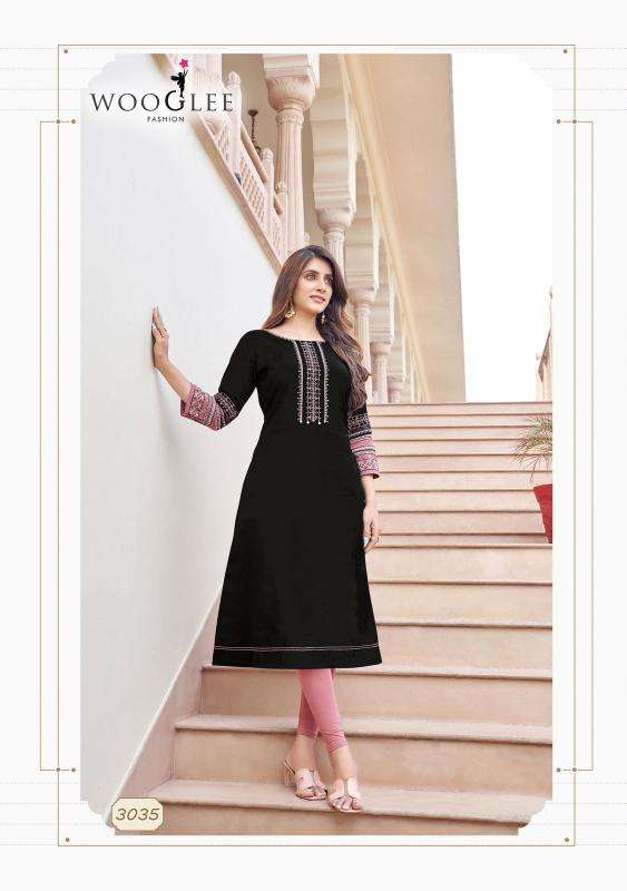 WOOGLEE Salonee Vol 7 Kurti manufacturers in Gujarat